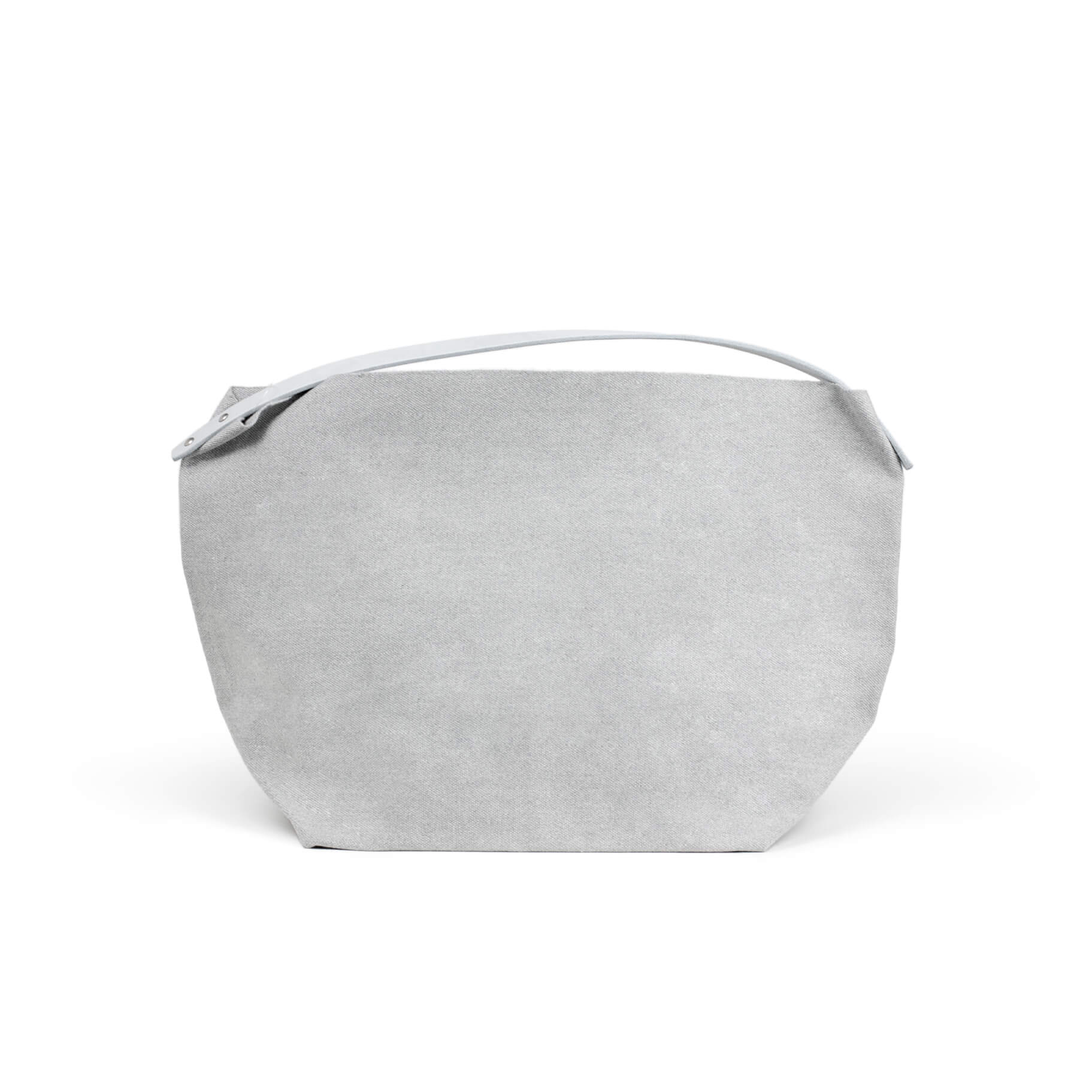 Grey / Mobile / BlackMenu / How to Live Canvas Hobo Bag, designed by Mayumi Katsuya
