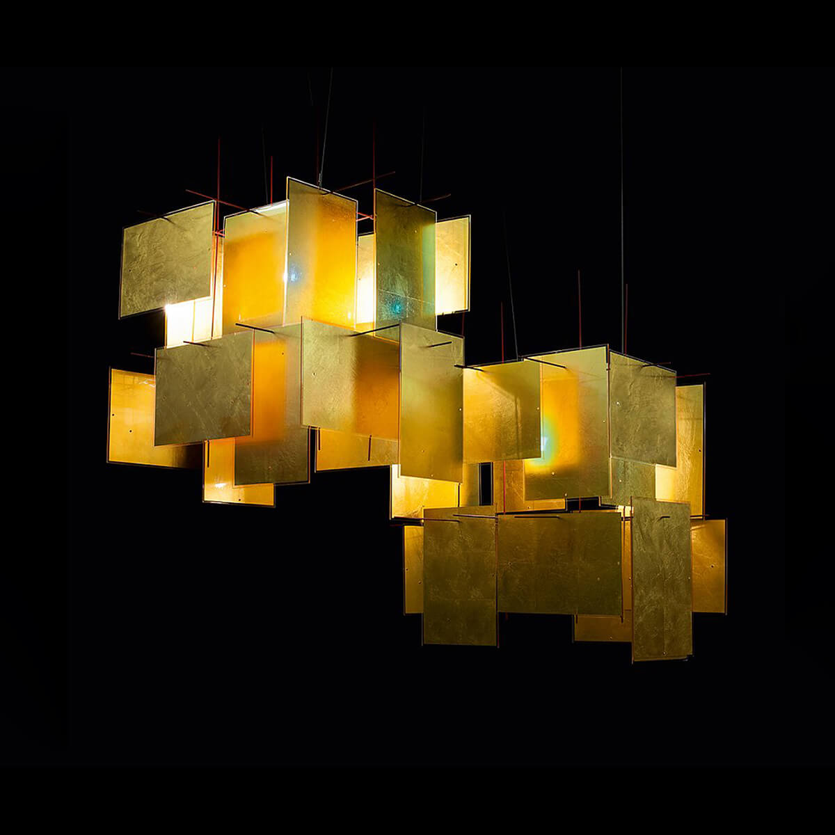Mobile / WhiteMenu / 1000 Karat Blau Pendant Lamp, designed by Axel Schmid