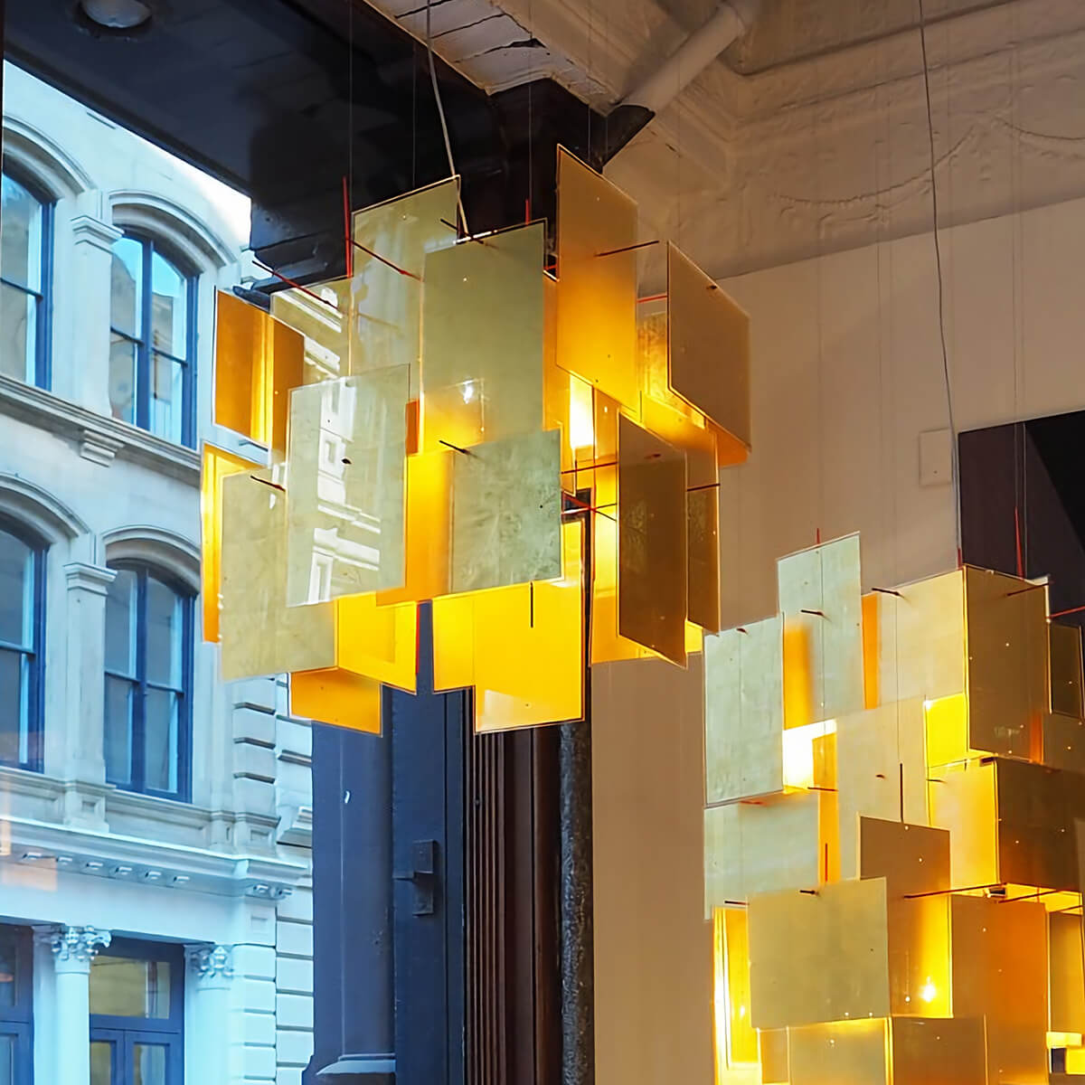 Mobile / WhiteMenu / 1000 Karat Blau Pendant Lamp, designed by Axel Schmid