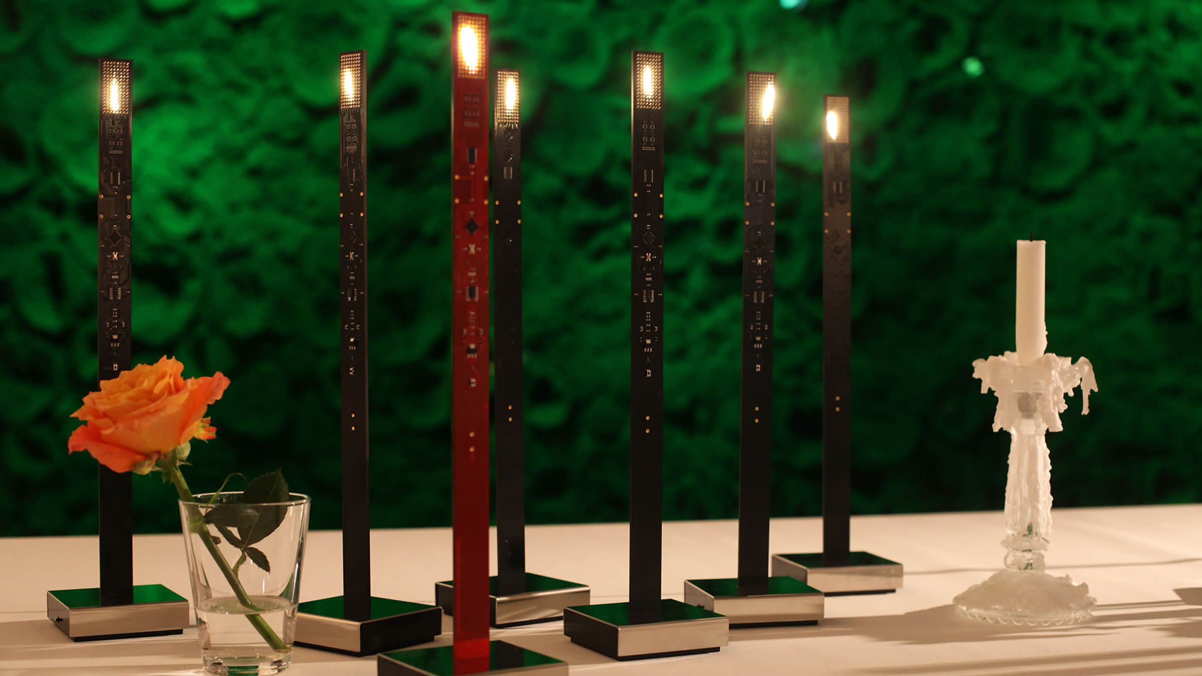 Ingo Maurer Floor Lamp My New Flame LED Table Lamp