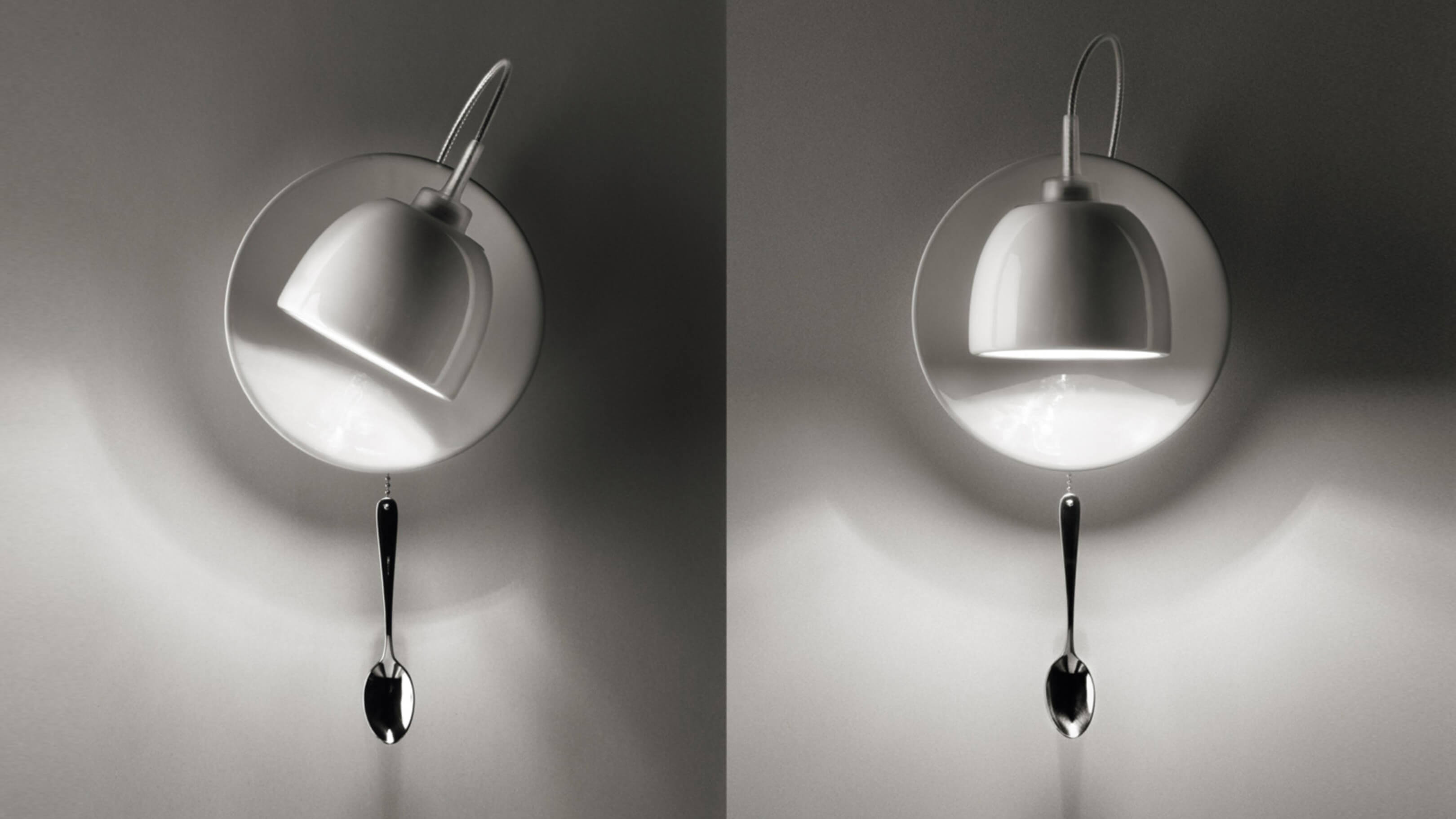 Desktop / WhiteMenu / Light au Lait Wall Lamp, designed by Fabien Dumas & Ingo Maurer