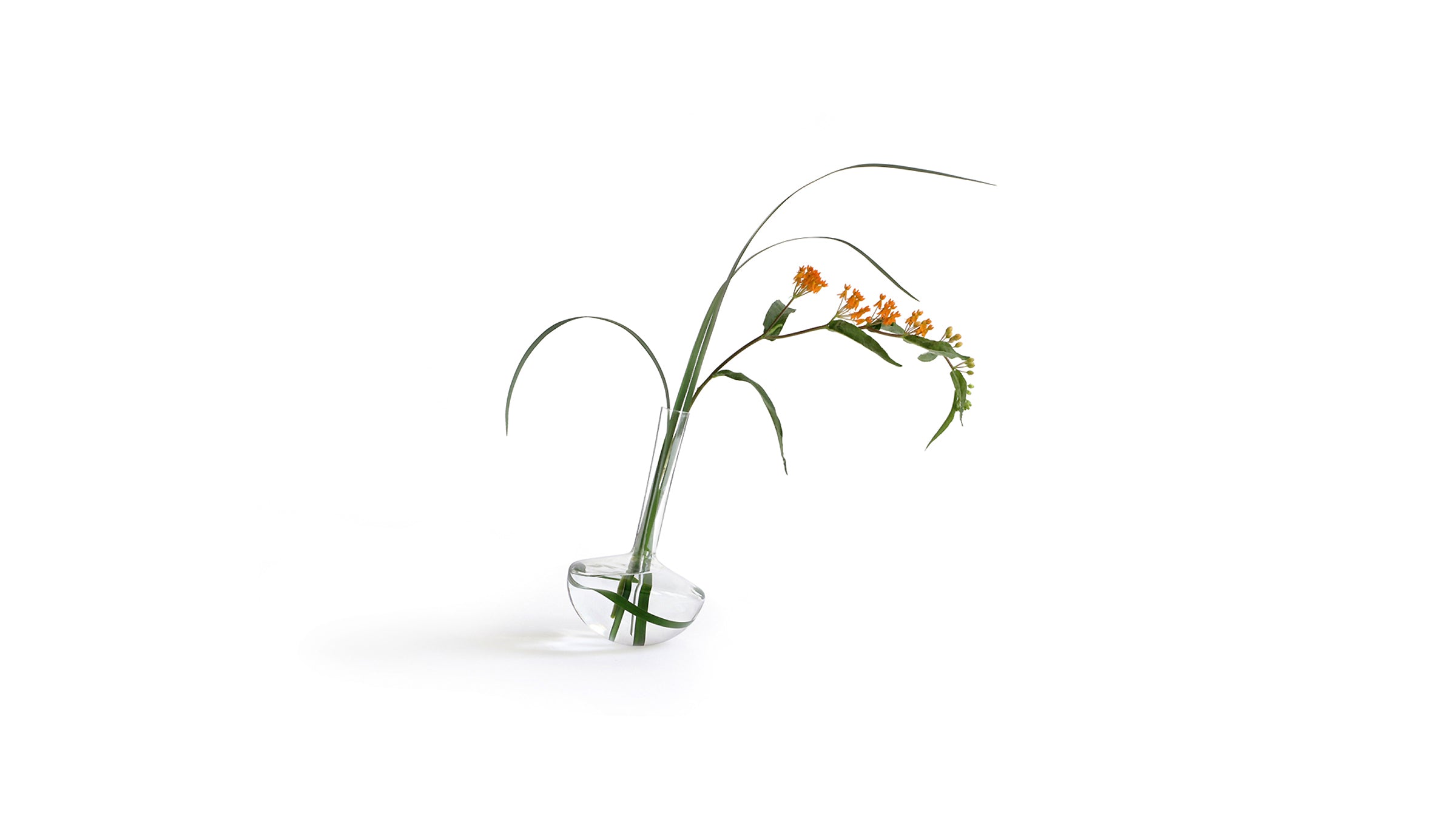 Small / Desktop / BlackMenu / Gauge Crystal Glass Vase, designed by Jim Rokos