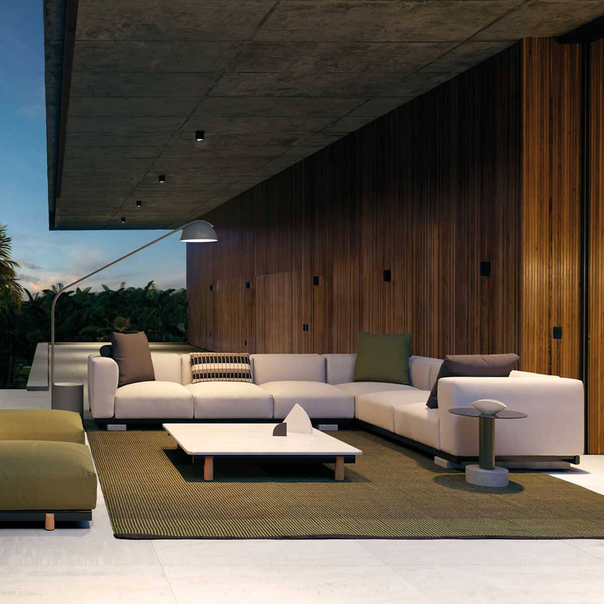 Mobile / WhiteMenu / Molo Sofa, designed by Rodolfo Dordoni