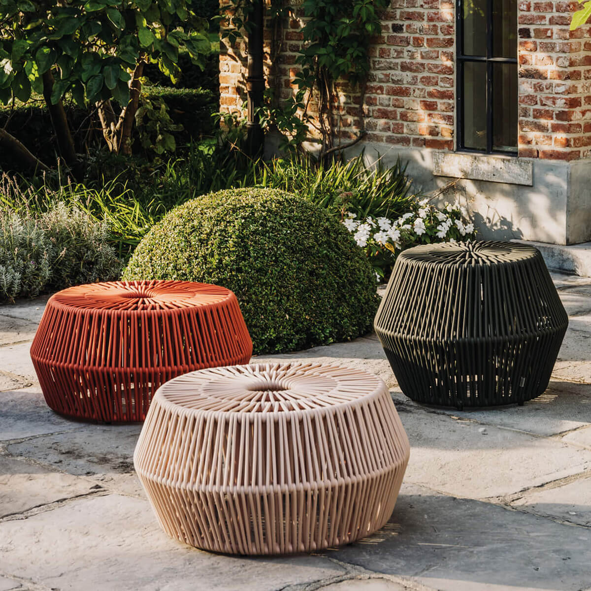 Mobile / WhiteMenu / ZigZag Pouf, designed by Emiliana Design Studio