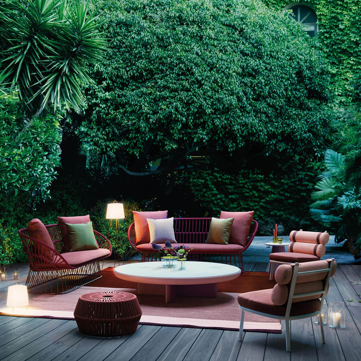 Mobile / WhiteMenu / ZigZag Pouf, designed by Emiliana Design Studio