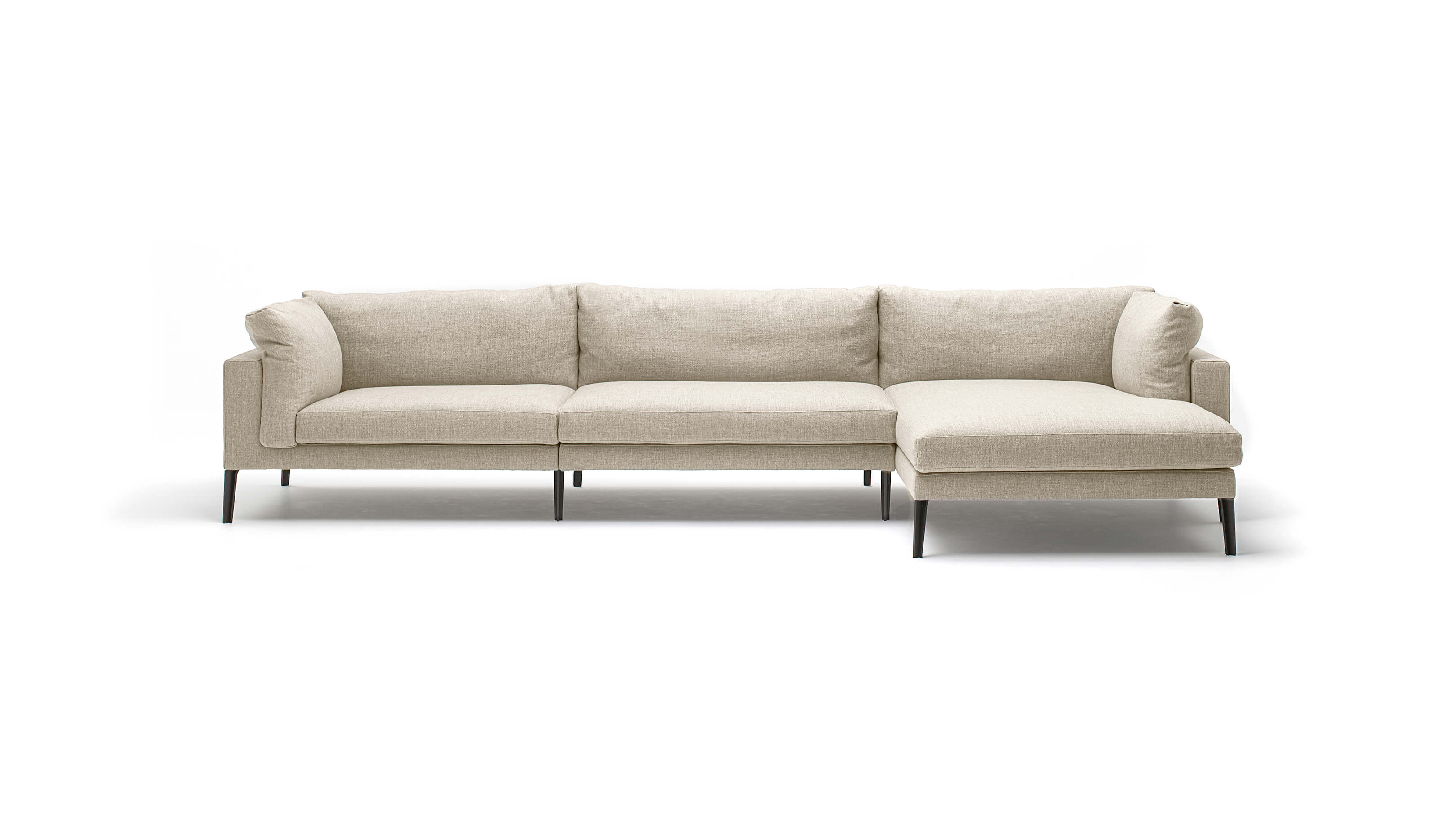 Beige / Desktop / BlackMenu / Floyd Hi-2 Sectional Sofa, designed by Piero Lissoni made by Living Divani
