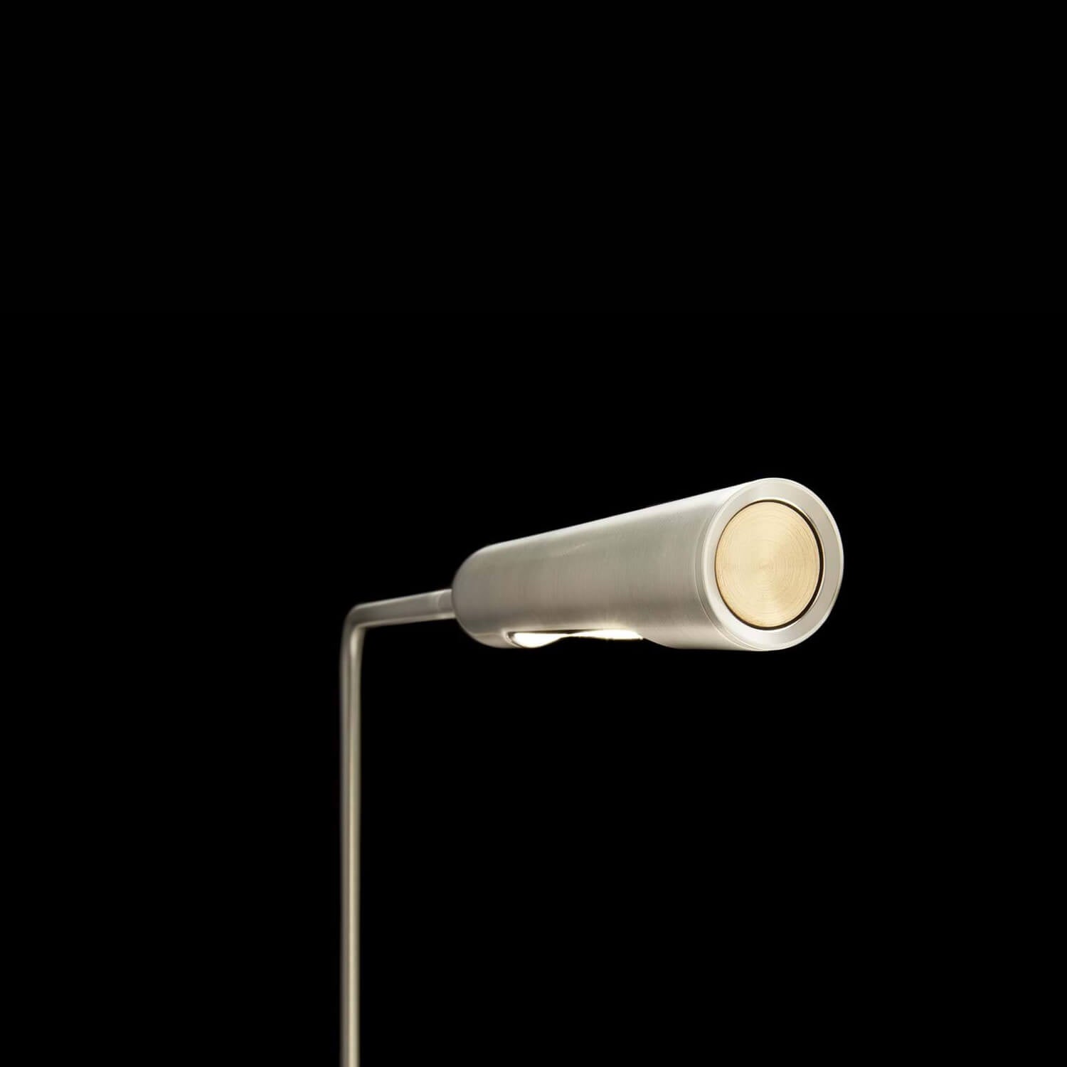 Brushed Nickel / Mobile / BlackMenu / Flo Lounge Floor Lamp, designed by Foster + Partners