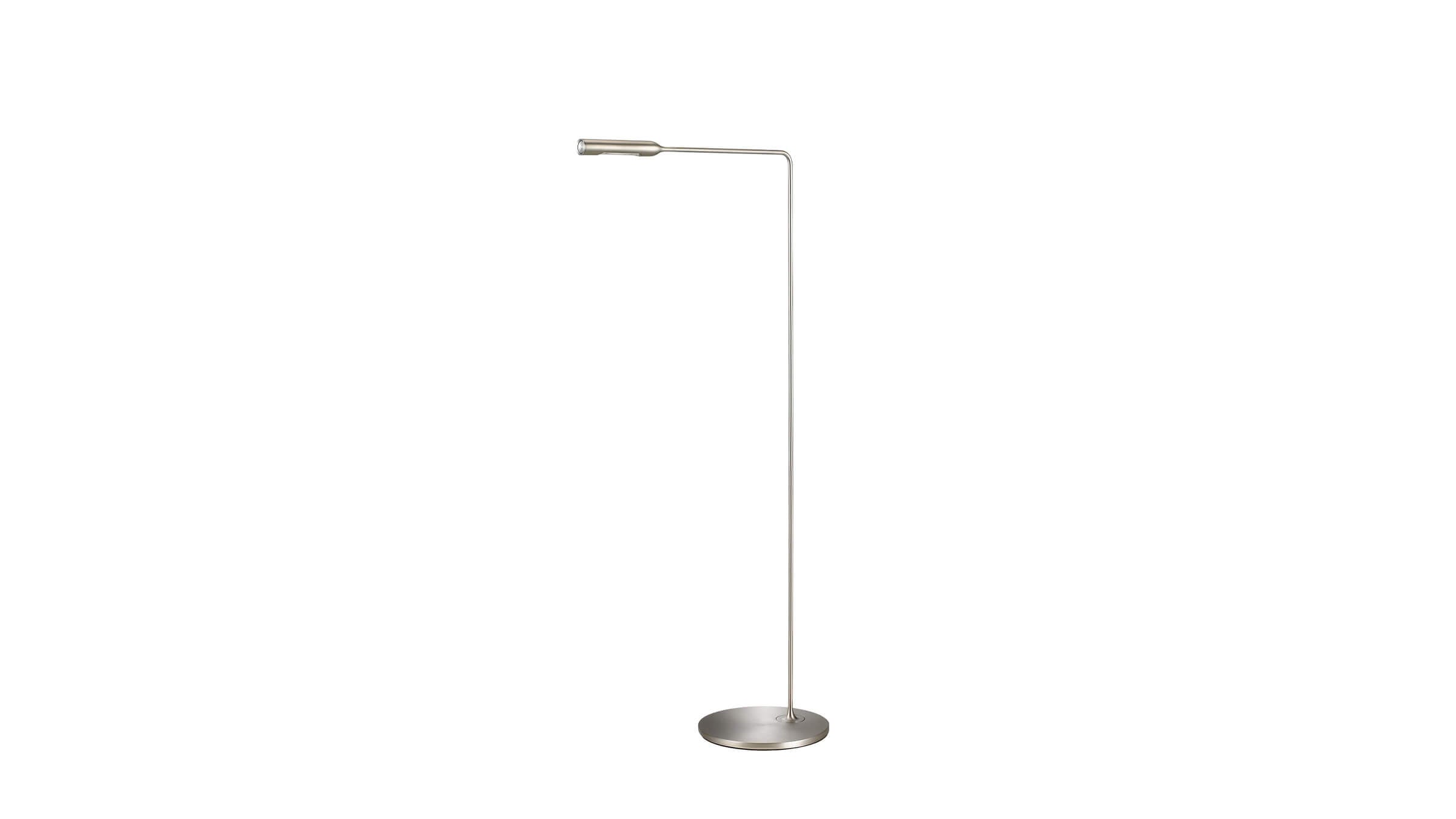 Brushed Nickel / Desktop / BlackMenu / Flo Lounge Floor Lamp, designed by Foster + Partners
