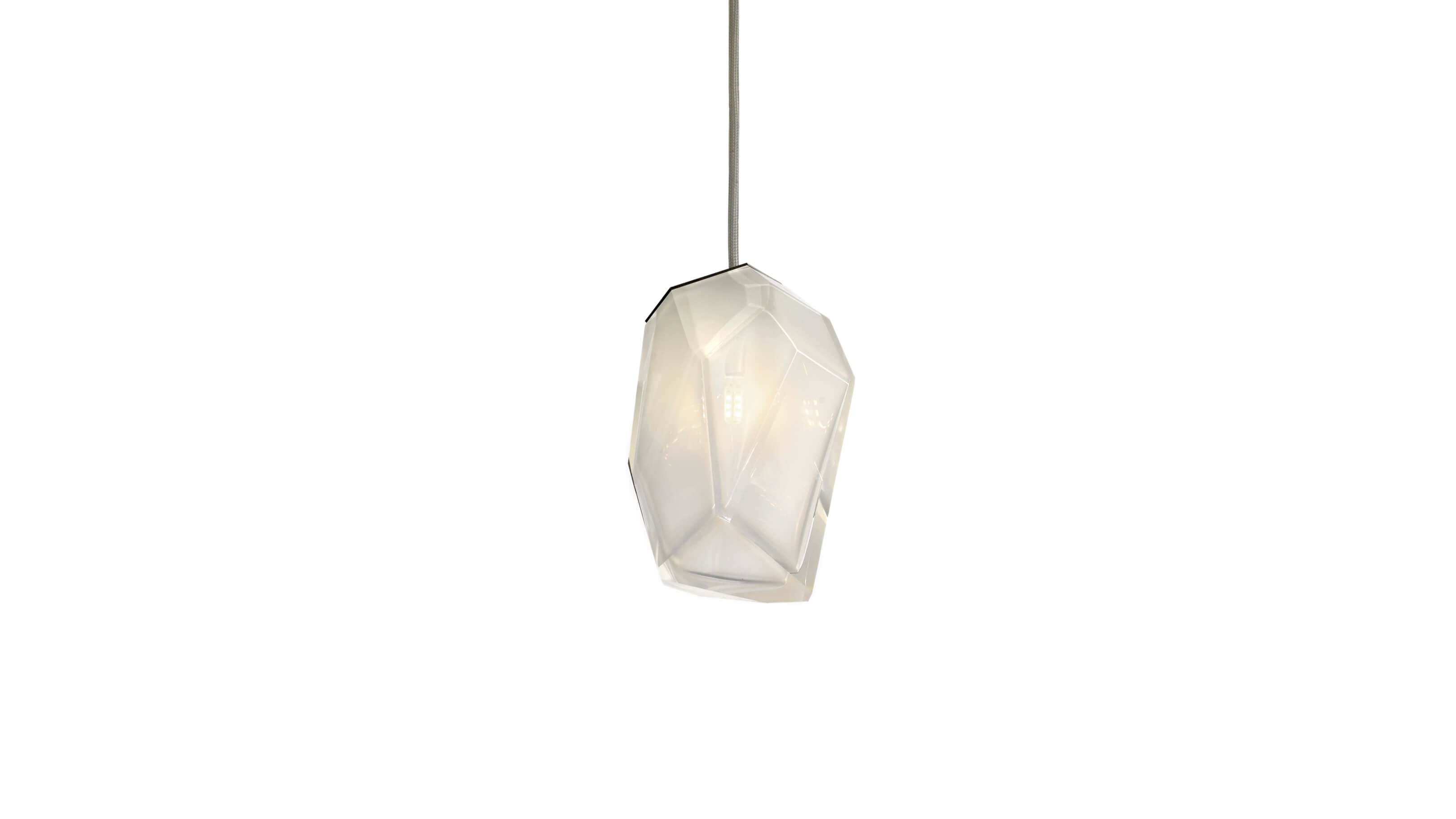 Opal / Desktop / BlackMenu / Crystal Rock 1 Pendant Lamp, designed by Arik Levy