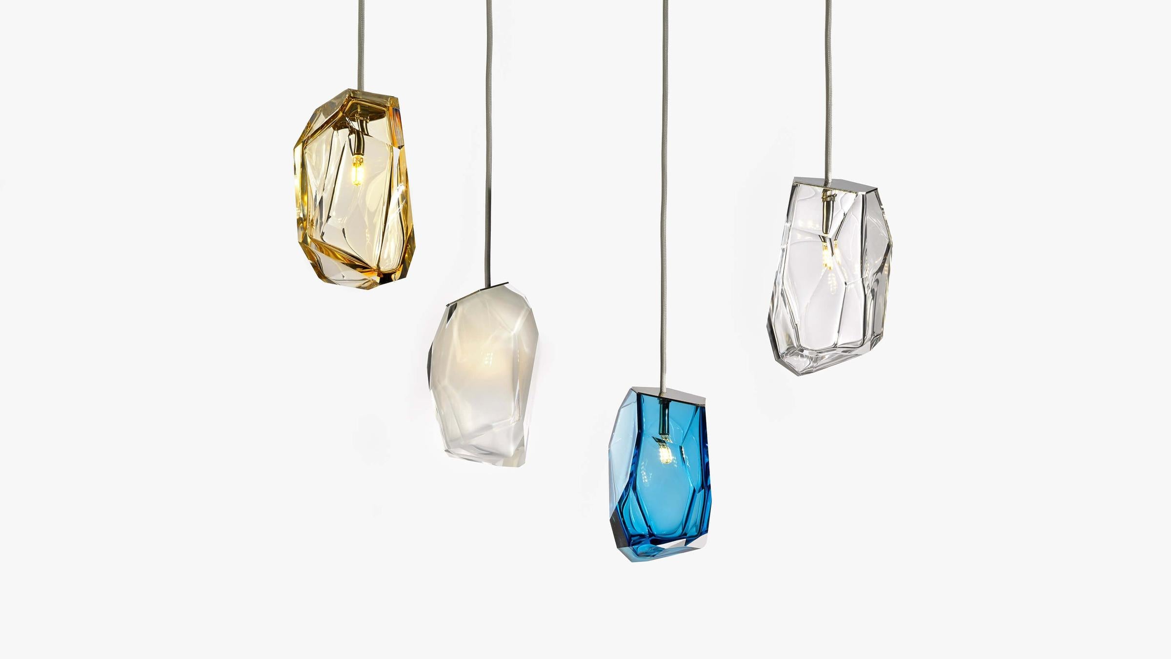 Lasvit Pendant Lamp Crystal Rock 1 Pendant Lamp