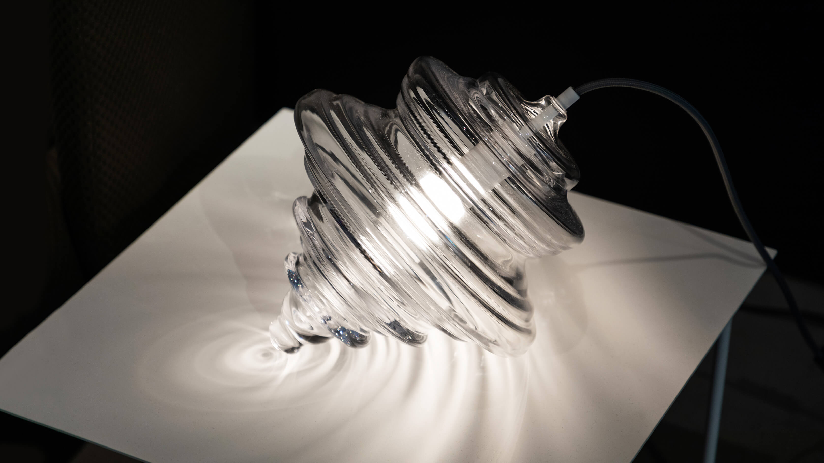 Desktop / WhiteMenu / La Scala Table Lamp, designed by Jan Plechac & Henry Wielgus