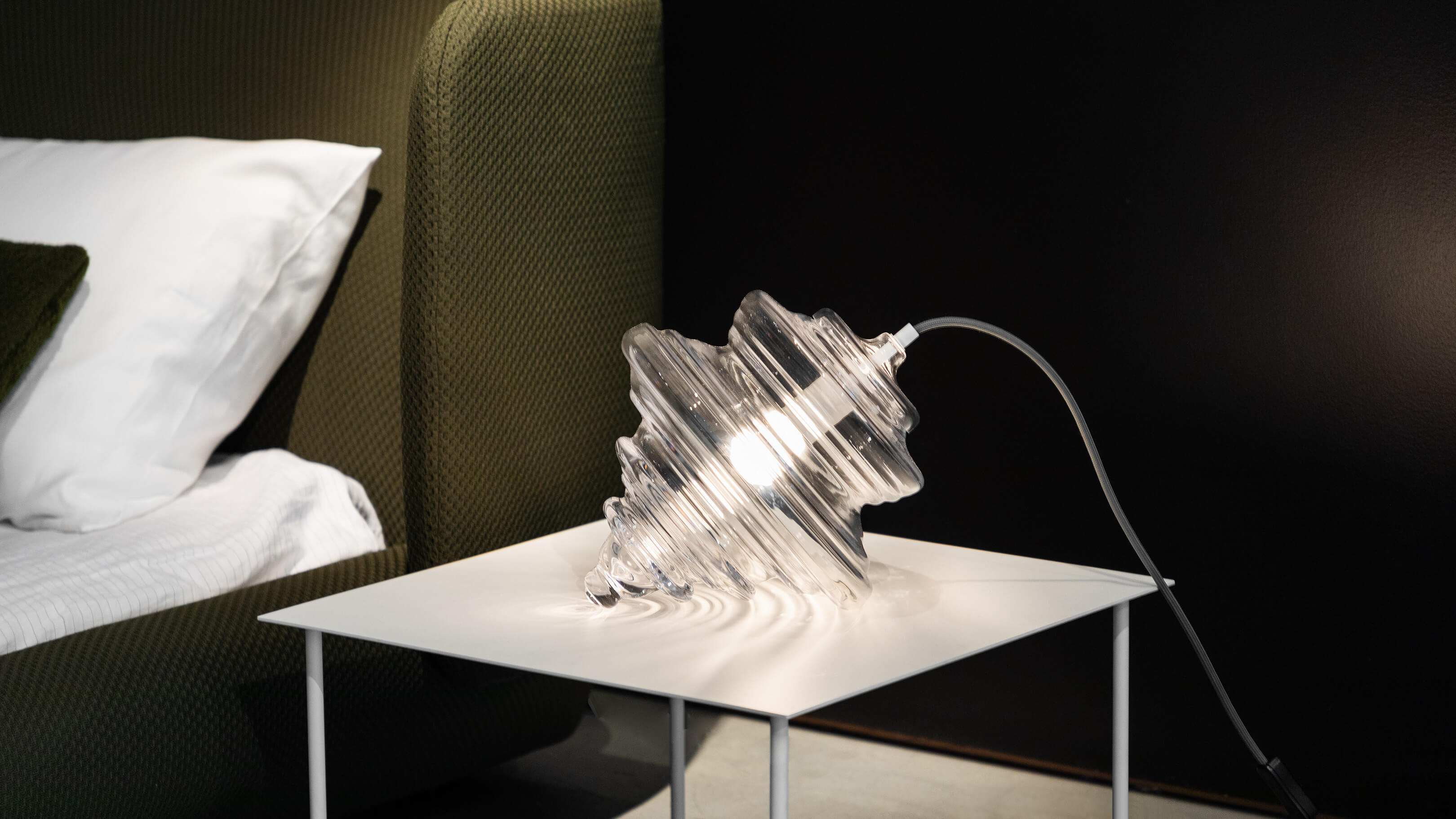 Desktop / WhiteMenu / La Scala Table Lamp, designed by Jan Plechac & Henry Wielgus