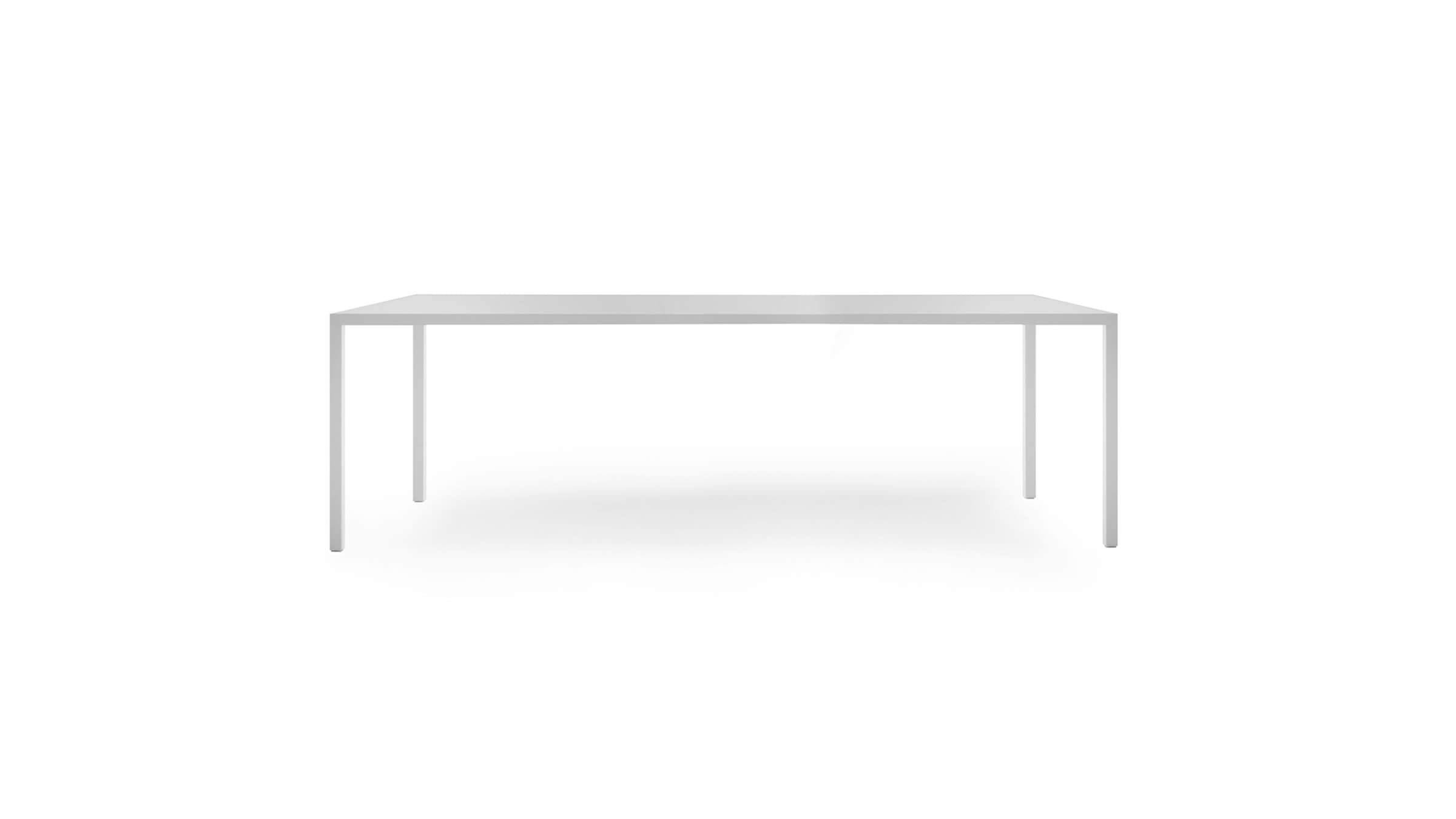 White / 100x240 / Desktop / BlackMenu / Tense Table designed by Piergiorgio Cazzaniga