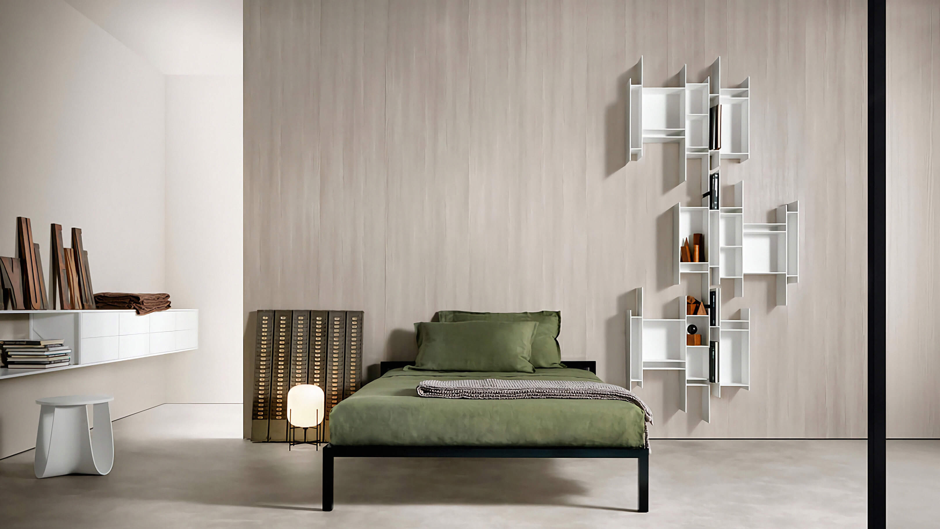 Desktop / WhiteMenu / Randomito Wall Shelf, designed by Neuland Industriedesign
