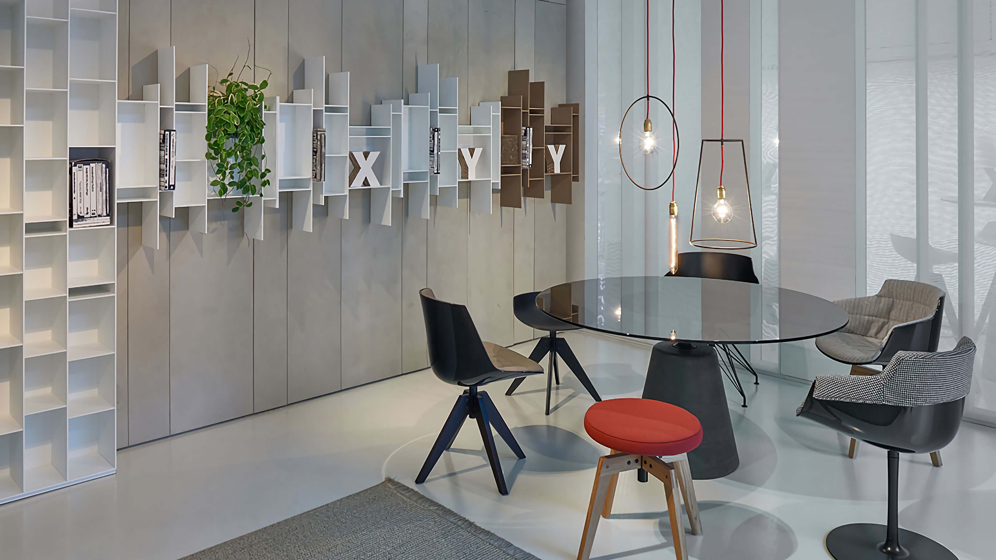 Desktop / BlackMenu / Randomito Wall Shelf, designed by Neuland Industriedesign