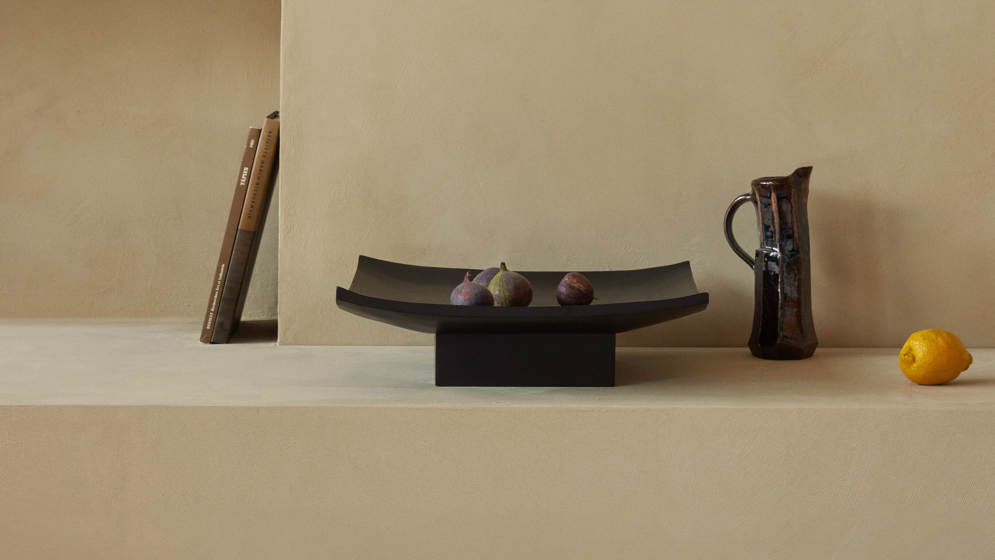 Desktop / BlackMenu / Relevé Platter, designed by Colin King Studio