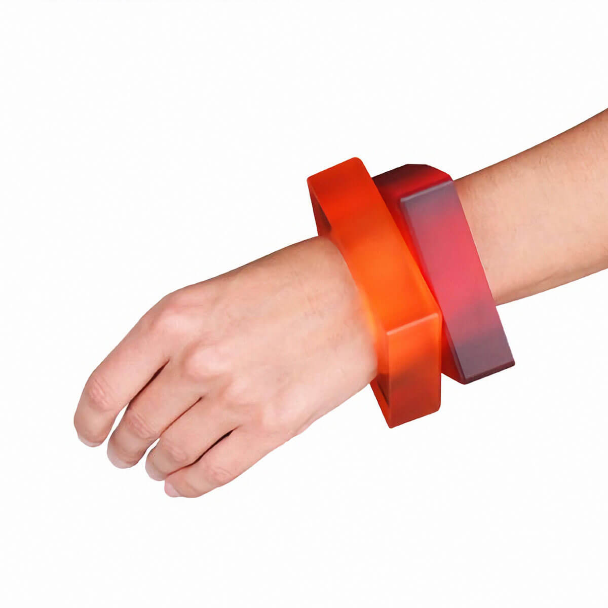 Red Square / Mobile / BlackMenu / Gel Bracelets Designed By Materia Design