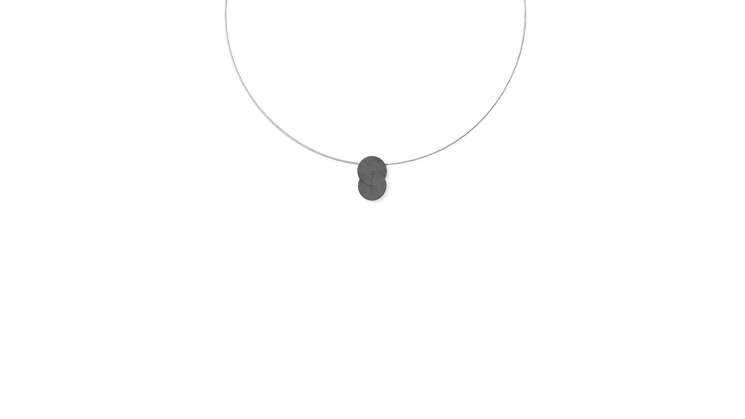 Marcin Zaremski Jewelry Double Disc Pendant Necklace