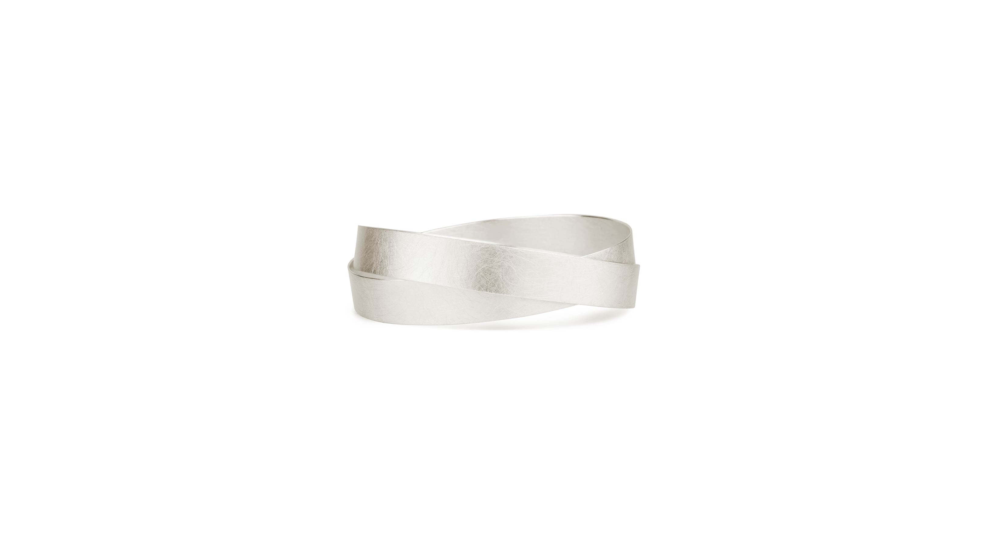 Desktop / BlackMenu / Double Loop Silver Bracelet, designed by Marcin Zaremski