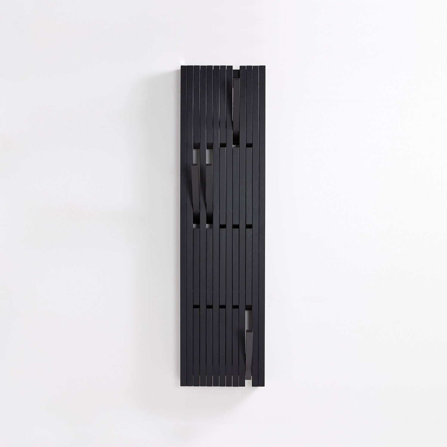 Small / Oak Black / Mobile / BlackMenu / Piano Coat Rack, designed by Patrick Seha