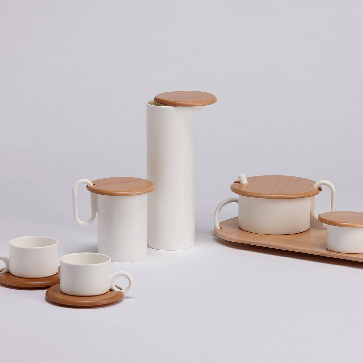 White / Mobile / BlackMenu / Plank Carafe, designed by Nendo