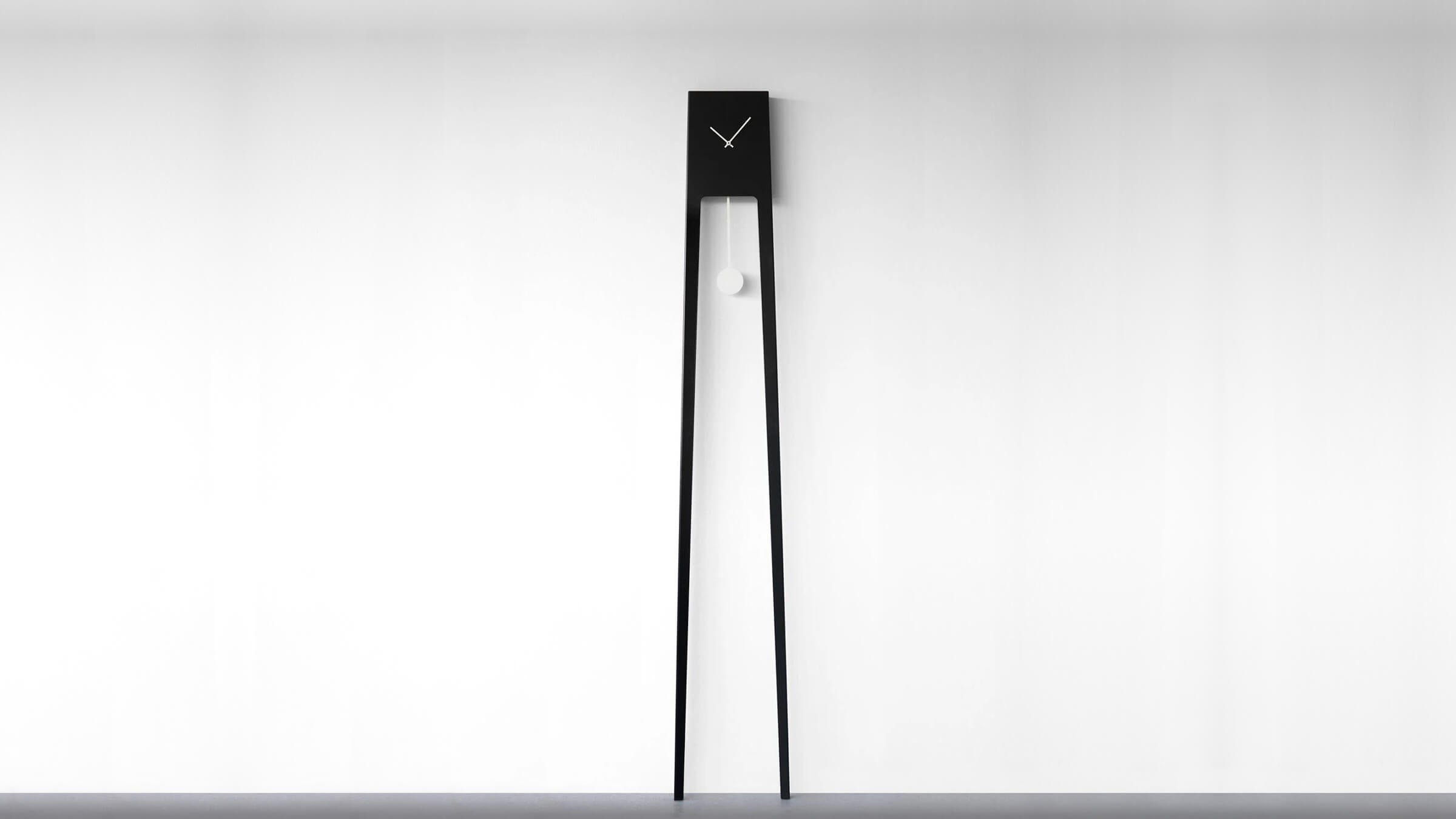 Black / Desktop / BlackMenu / Tiuku Standing Pendulum Clock, designed by Ari Kanerva