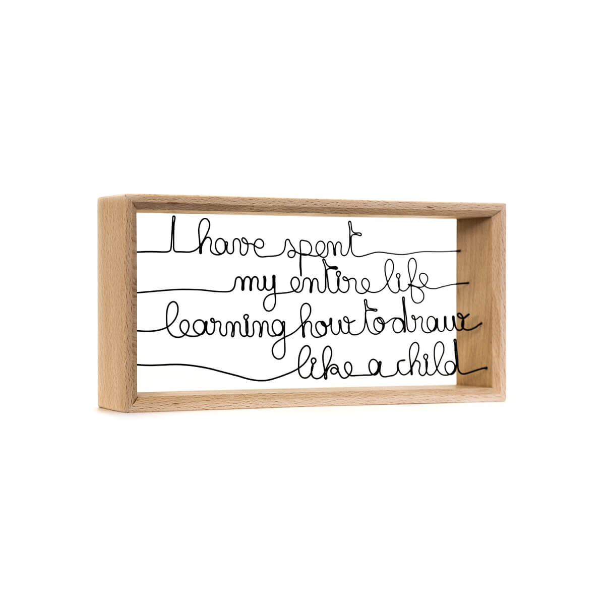 I have spent... / Mobile / BlackMenu / Words From Picasso Calligraphed Frames, by Valentine Herrenschmidt