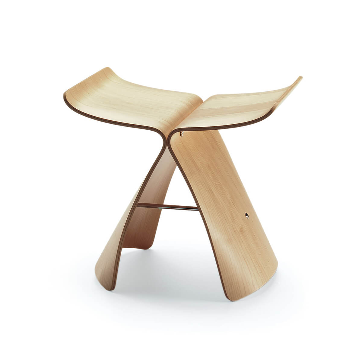 Maple / Mobile / BlackMenu / Butterfly Stool Designed By Sori Yanagi for Vitra
