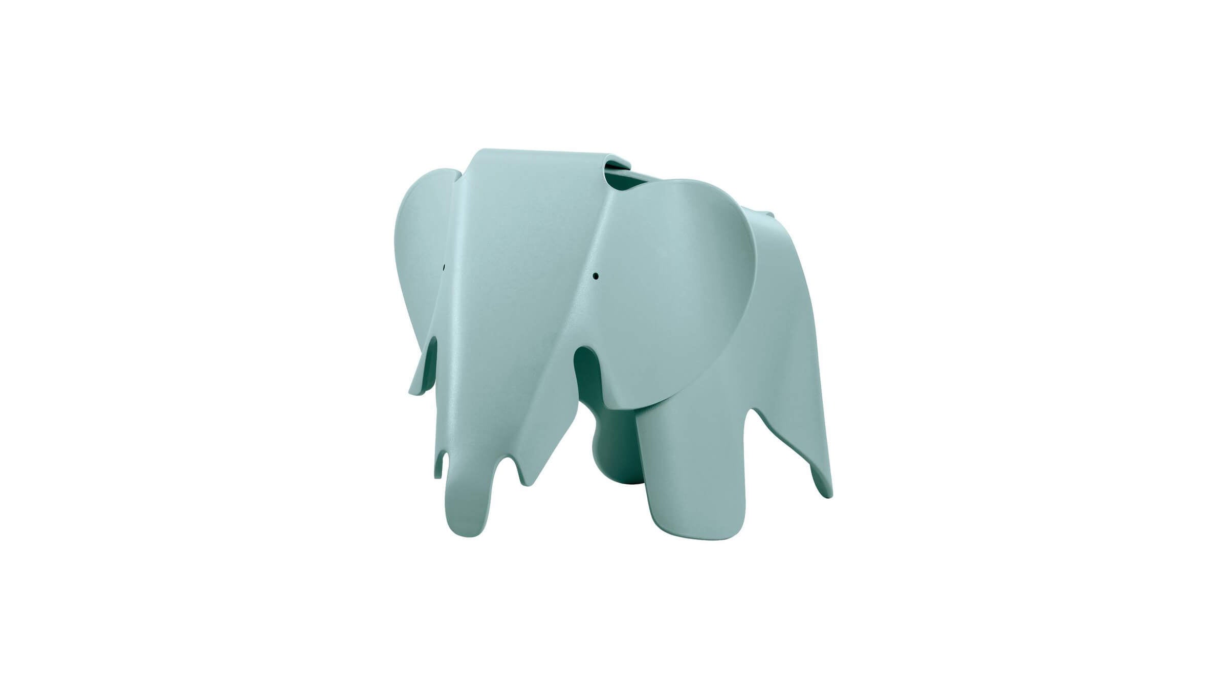 Ice Grey / Desktop / BlackMenu / Eames Elephant, designed by Charles & Ray Eames made by Vitra