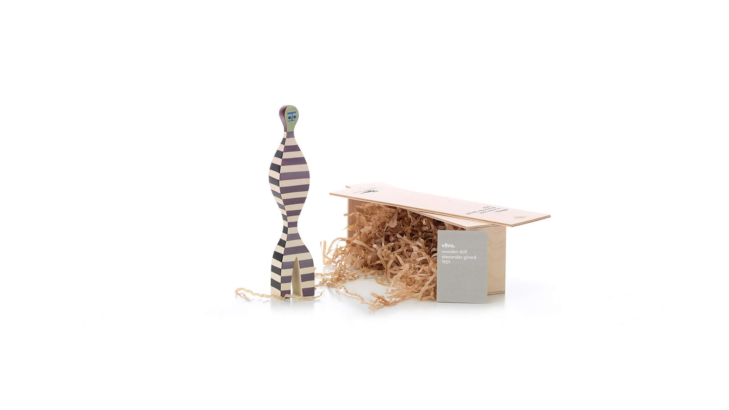 Wooden Doll No.16 / Desktop / BlackMenu / Wooden Dolls, designed by Alexander Girard made by Vitra