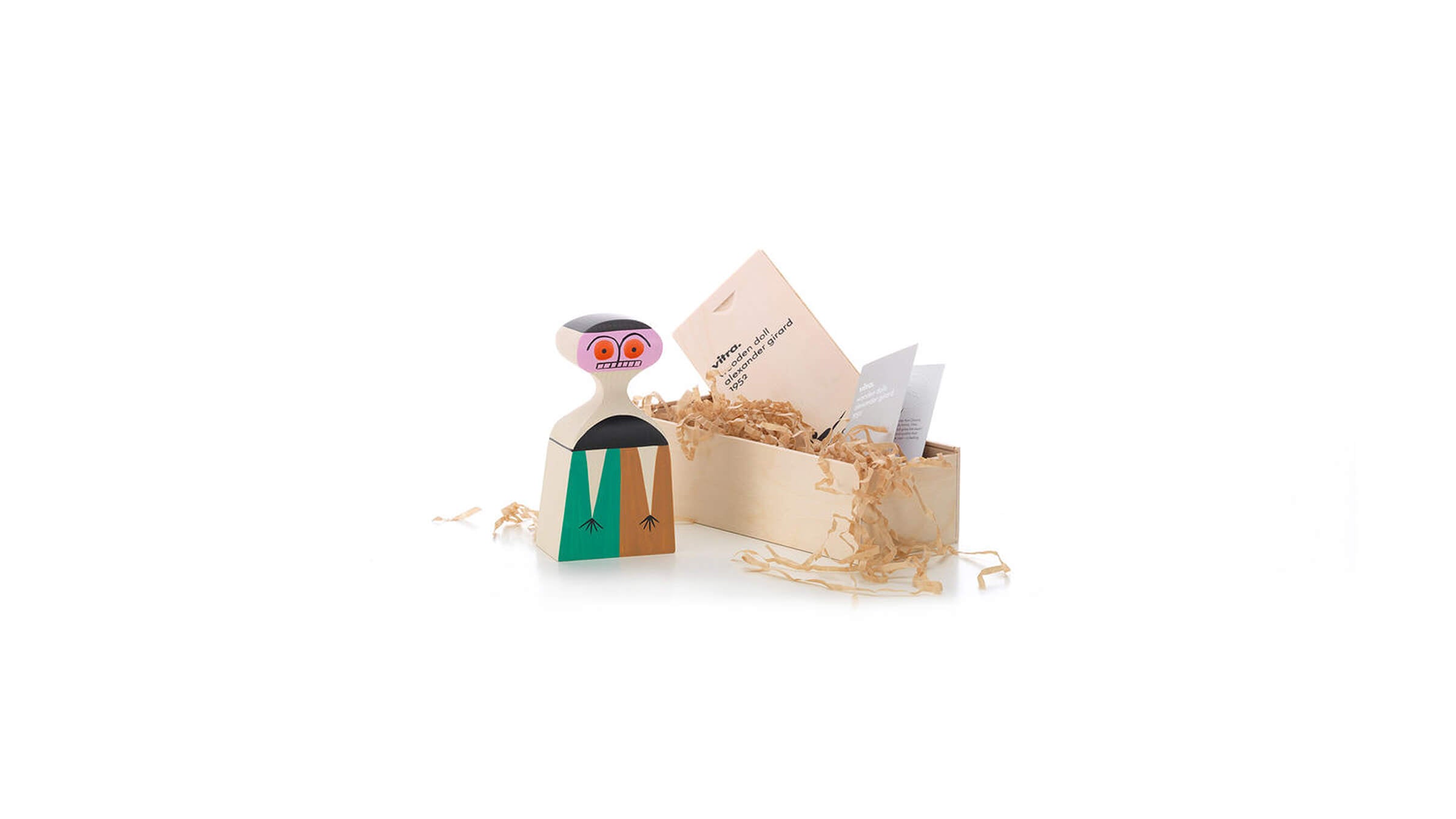 Wooden Doll No.3 / Desktop / BlackMenu / Wooden Dolls, designed by Alexander Girard made by Vitra