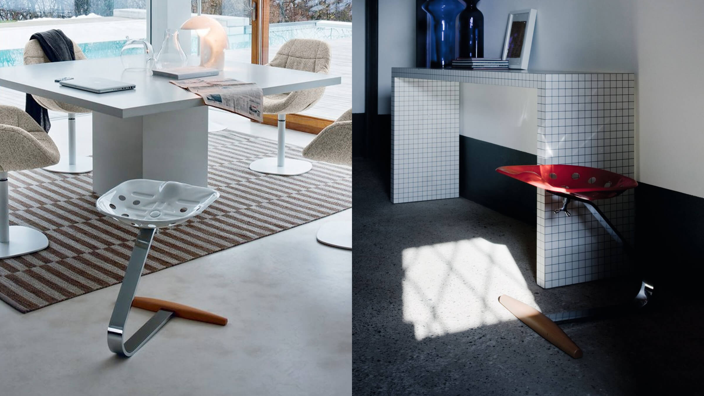 Zanotta Stool Mezzadro Stool