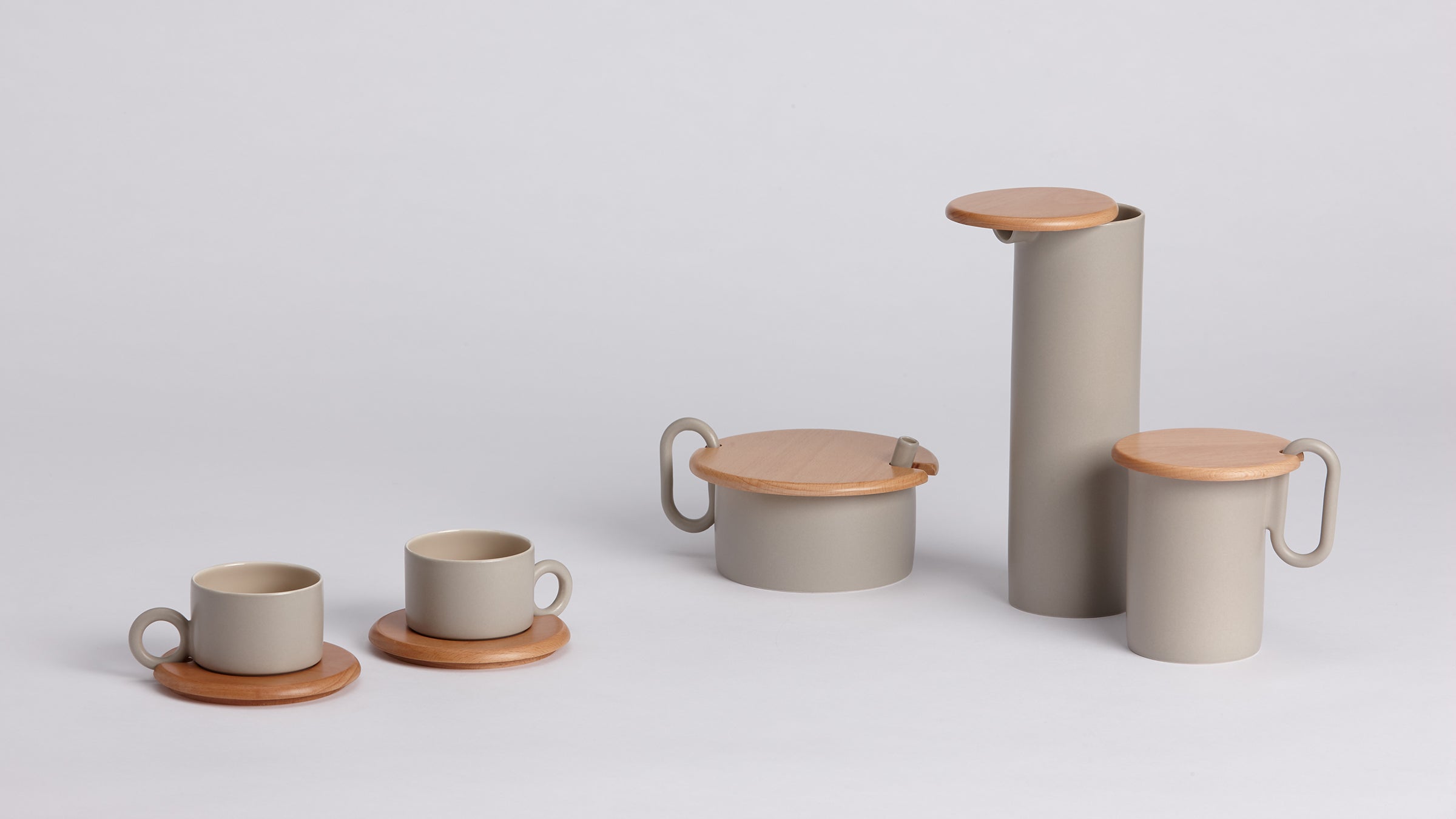 Zens Sugar Bowls & Creamers Plank Milk and Sugar Bowls