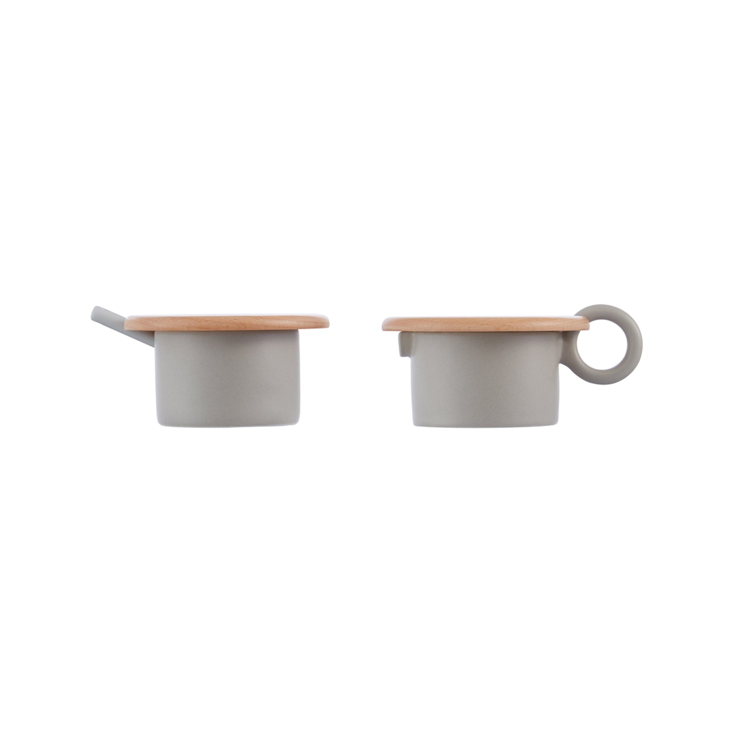 Zens Sugar Bowls & Creamers Plank Milk and Sugar Bowls