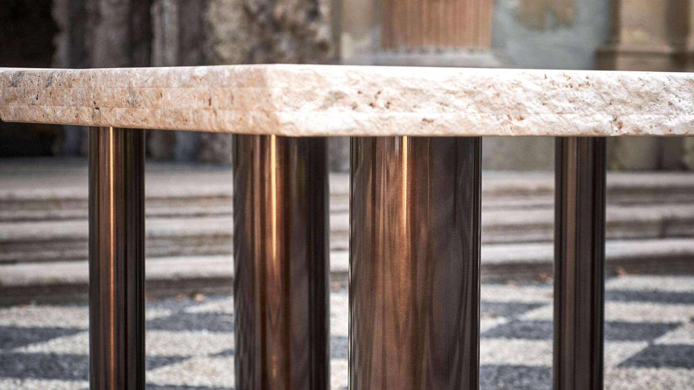 Exteta Dining Table 10th Joint Stone Dining Table
