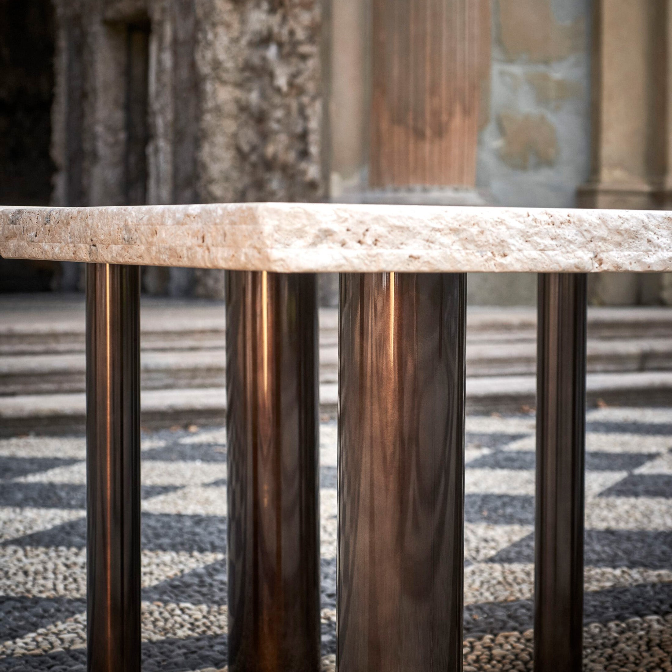 Exteta Dining Table 10th Joint Stone Dining Table