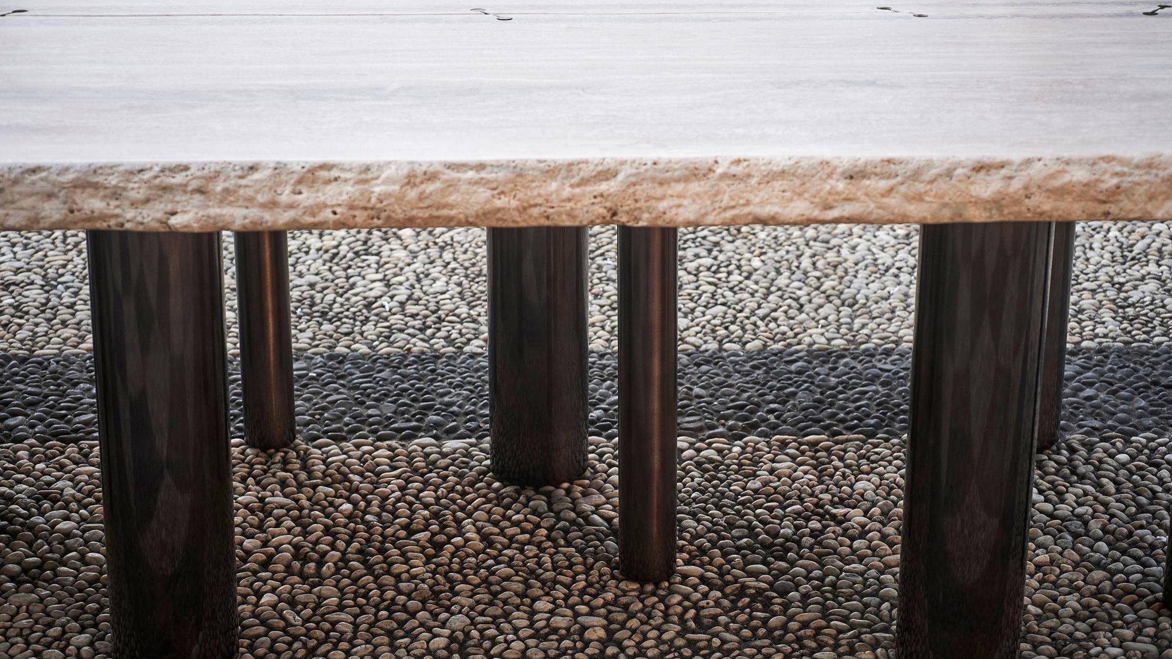 Exteta Dining Table 10th Joint Stone Dining Table