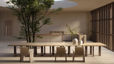 Exteta Dining Table 10th Joint Stone Dining Table