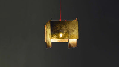 Desktop / 24 Karat Blau Pendant Lamp, designed by Axel Schmid for Ingo Maurer