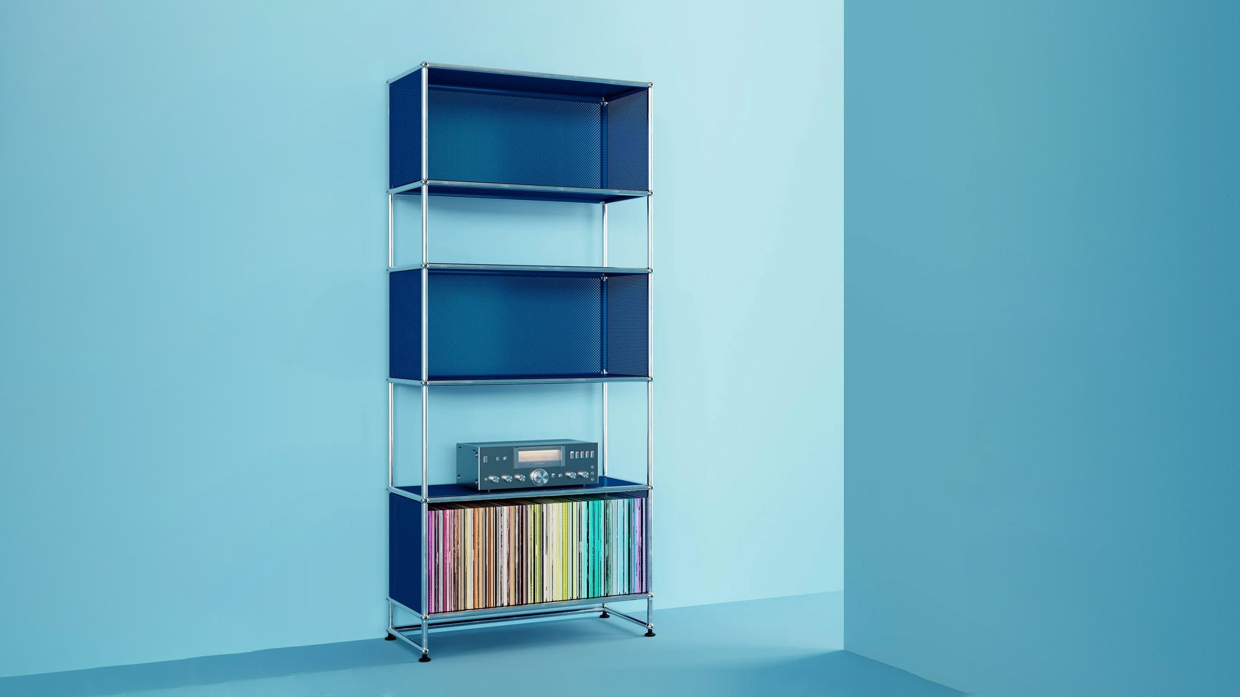 Desktop / 3 Box Shelving (RE119), made by USM Haller