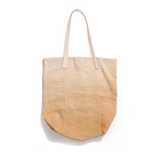 Ochre / Mobile / BlackMenu / Dip-Dye Tote Bag