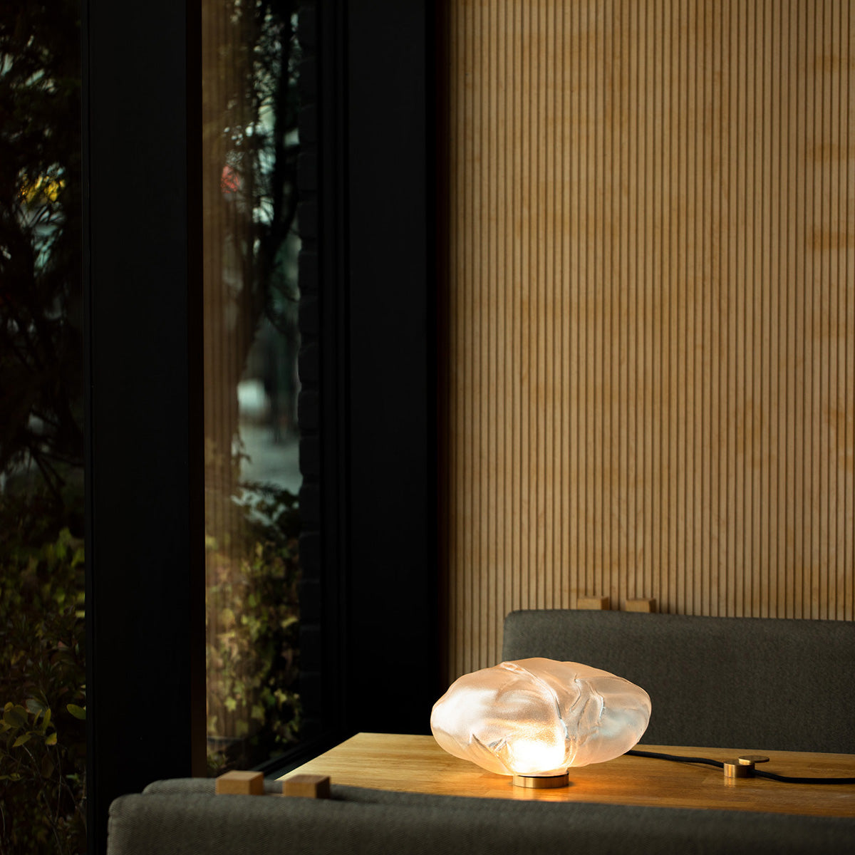 Clear / Mobile / 73t Table Lamp, designed by Omer Arbel for Bocci