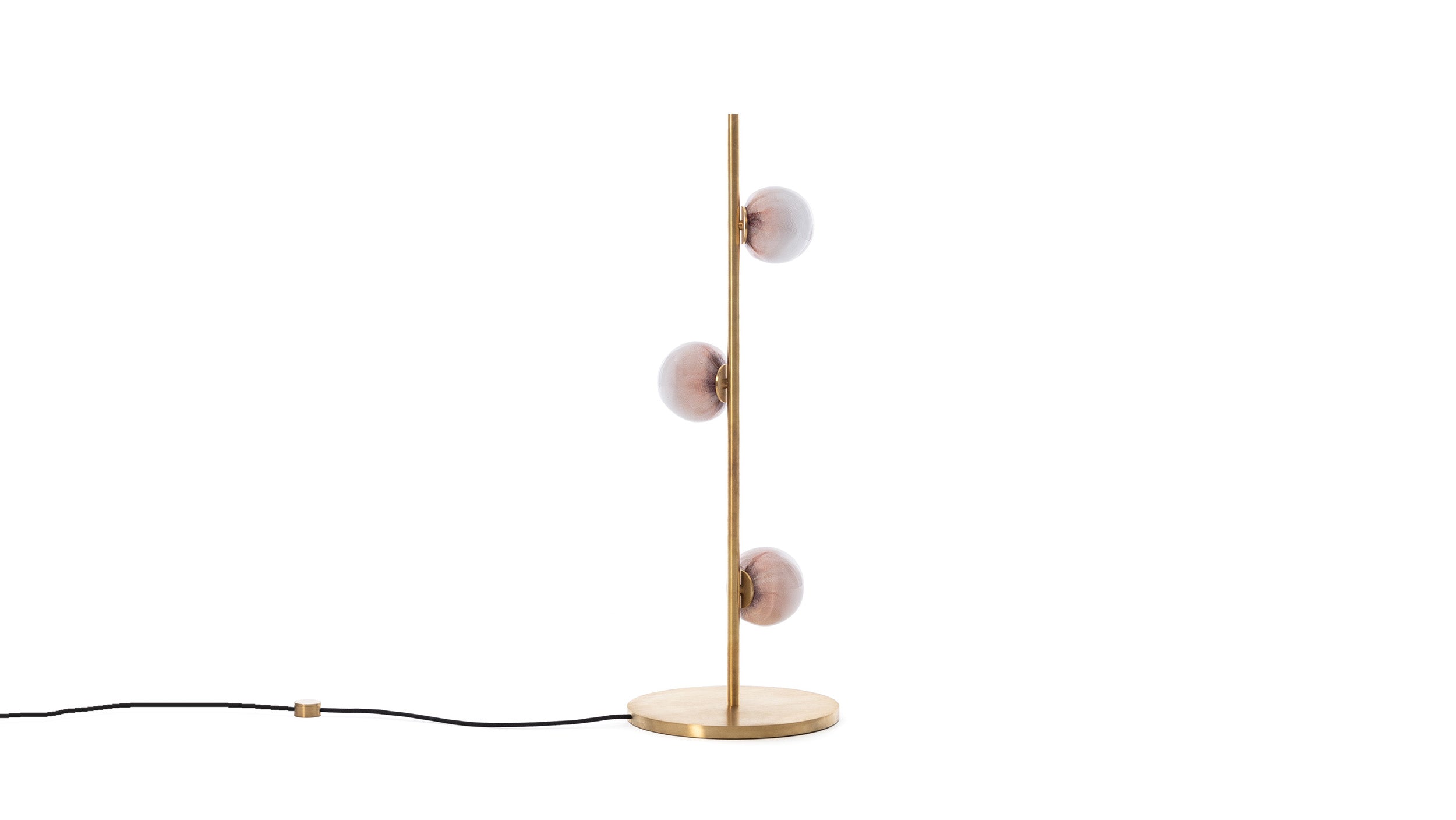 Desktop / 84.3 Stem Floor Lamp Short, designed by Omer Arbel for Bocci