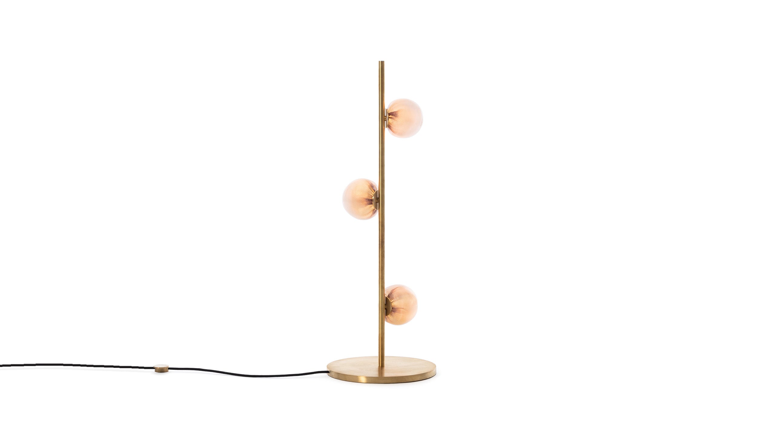 Desktop / 84.3 Stem Floor Lamp Short, designed by Omer Arbel for Bocci