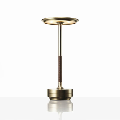 Brass / Mobile / BlackMenu / Turn Craft LED Table Lamp, designed by Nao Tamura made by Ambientec