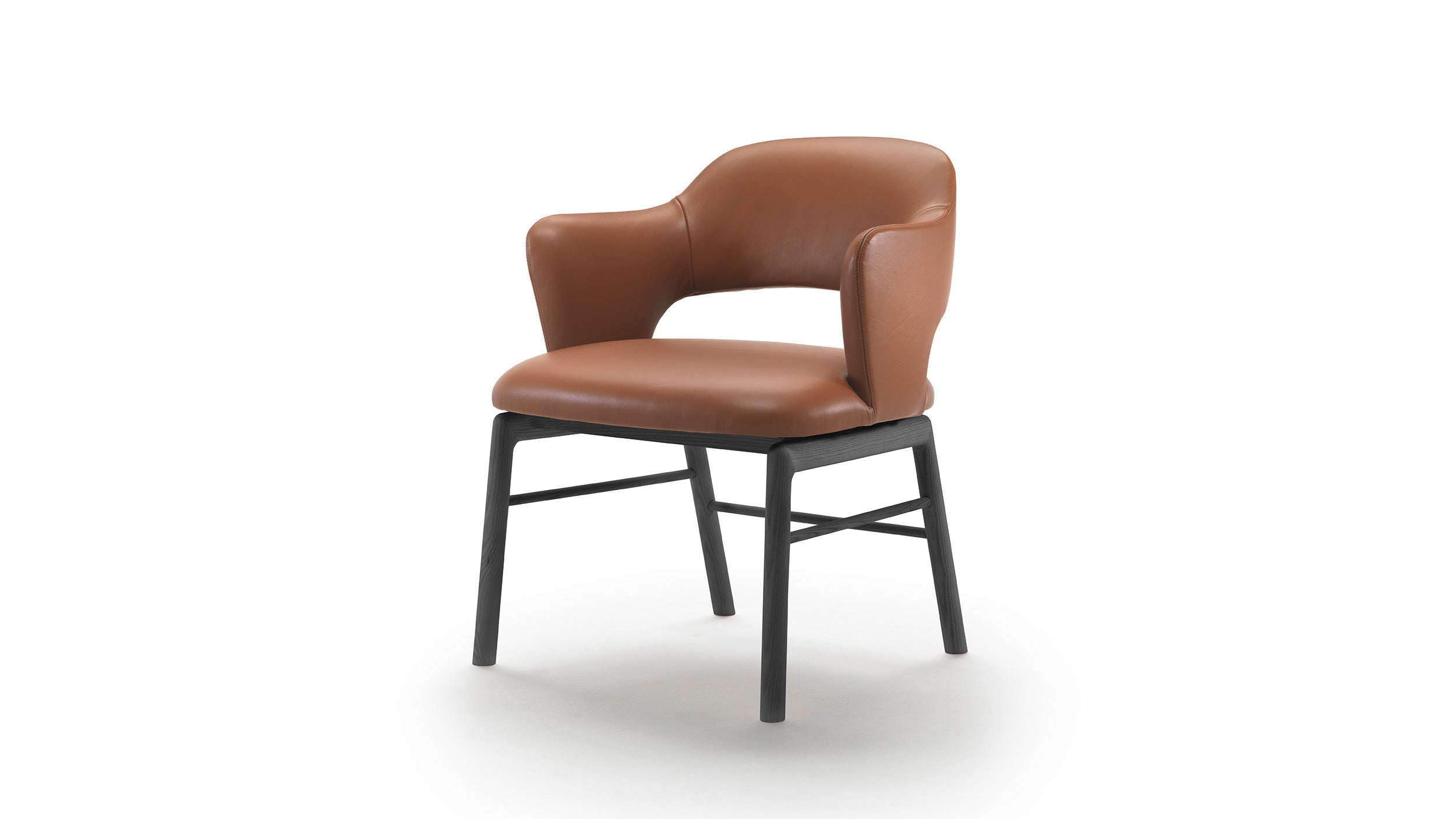 Desktop / Alma Dining Armchair, designed by Antonio Citterio for Flexform