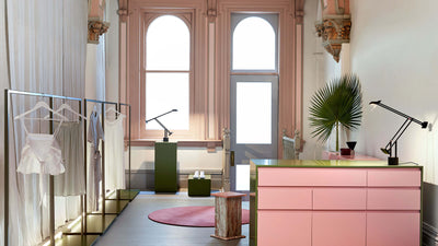 Desktop / BlackMenu / Tizio Desk Lamp, designed by Richard Sapper