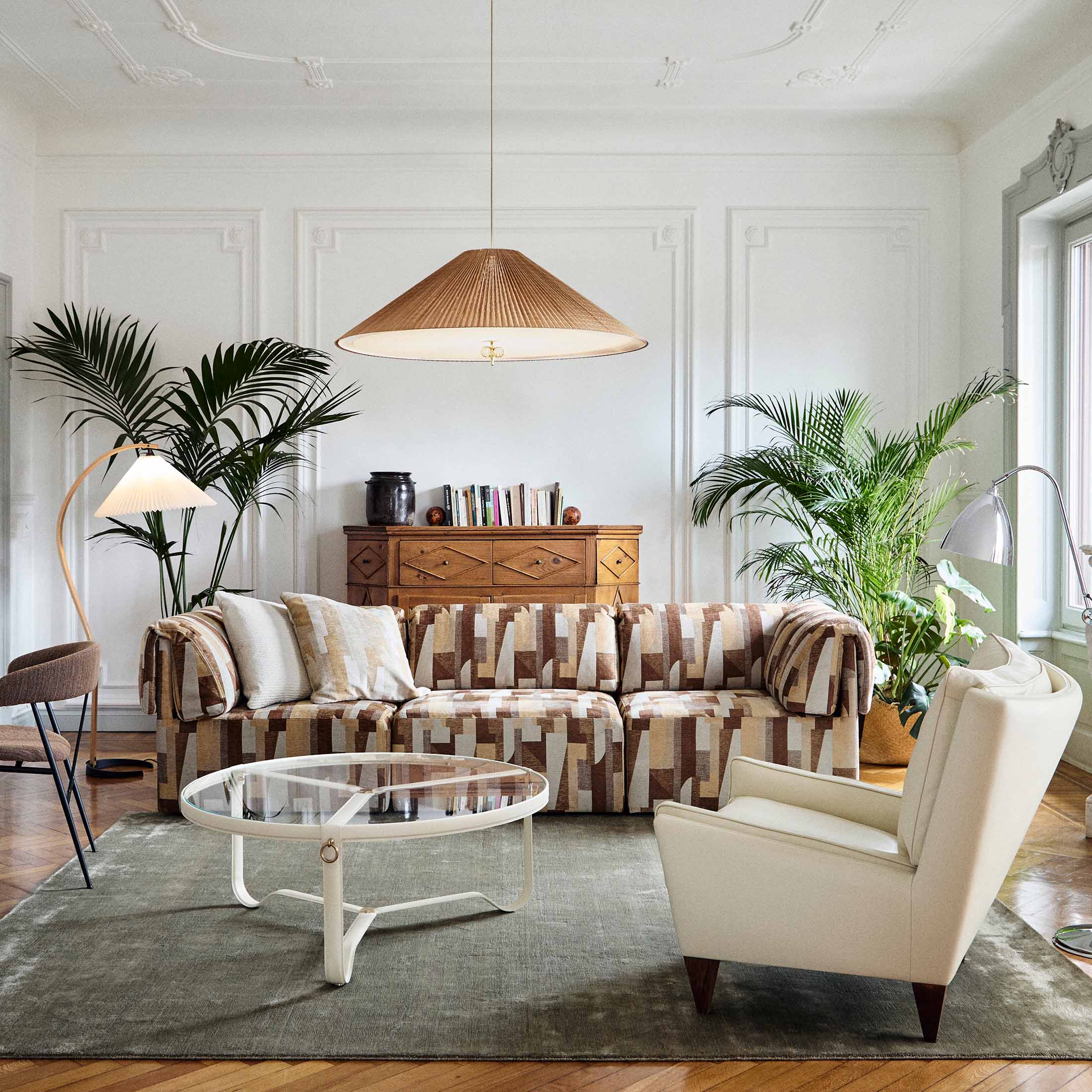 Mobile / Adnet Coffee Table, designed by Jacques Adnet and made by Gubi