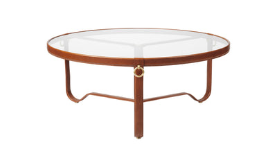 Desktop / Adnet Coffee Table, designed by Jacques Adnet and made by Gubi
