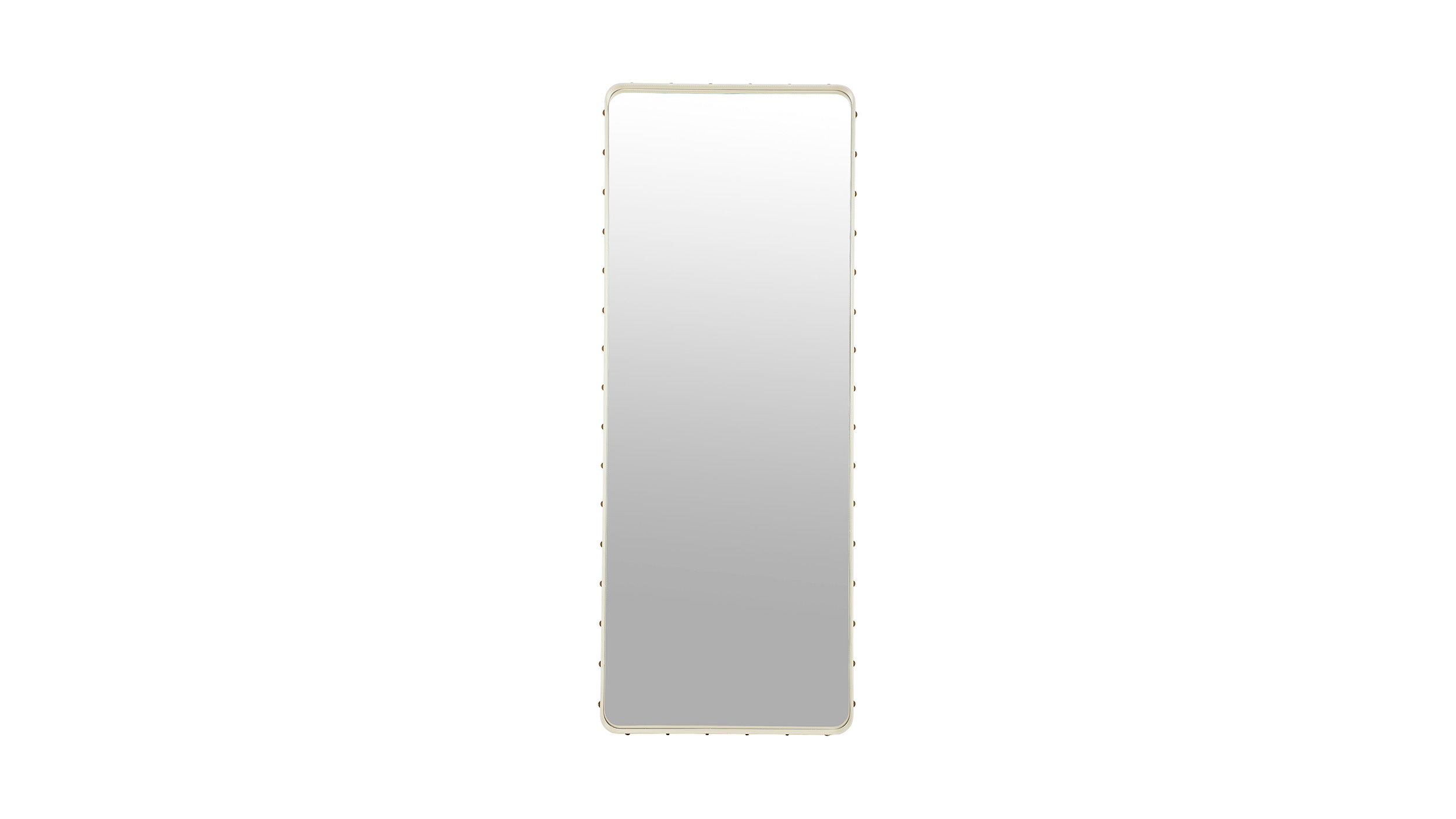 Desktop / Adnet Wall Mirror, designed by Jacques Adnet and made by Gubi